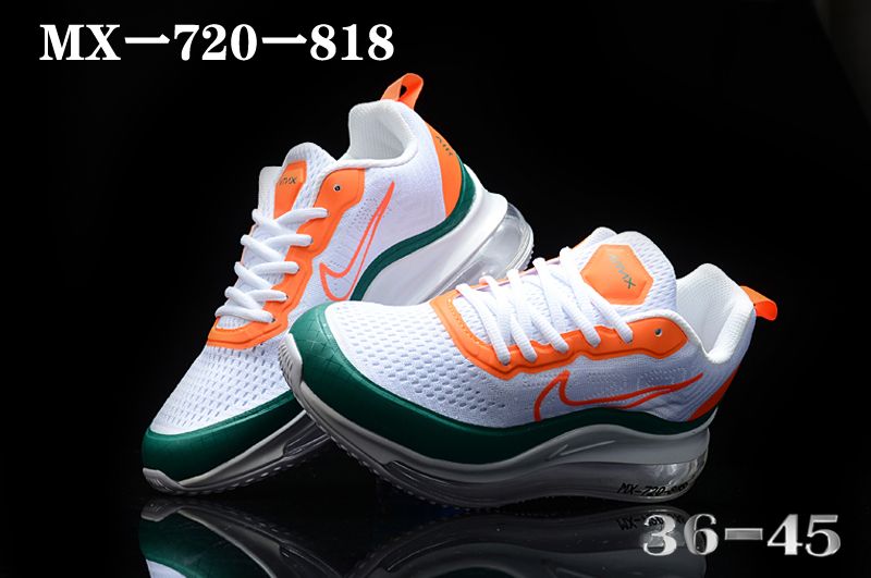 Women Nike Air Max 720-818 White Orange Green Shoes